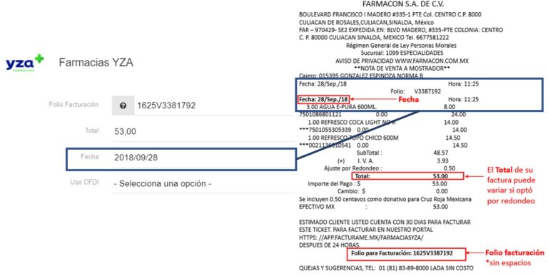 Generar Factura O Cfdi De Farmacon Sigue El Paso A Paso