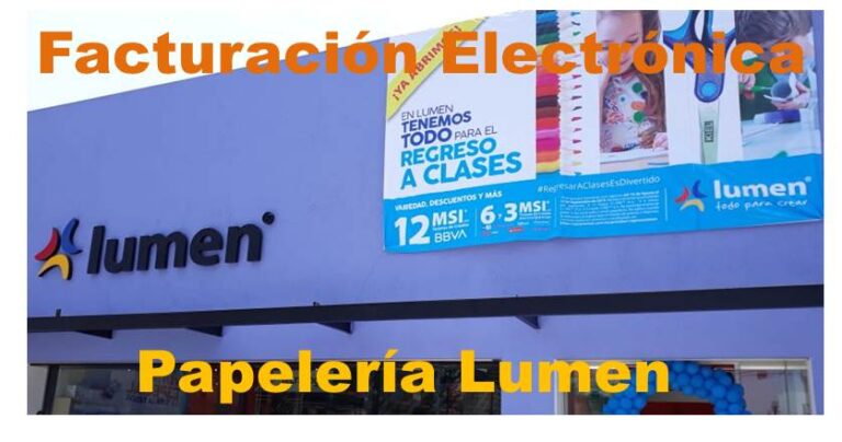 Papelería Lumen, Facturación Electrónica - 2024