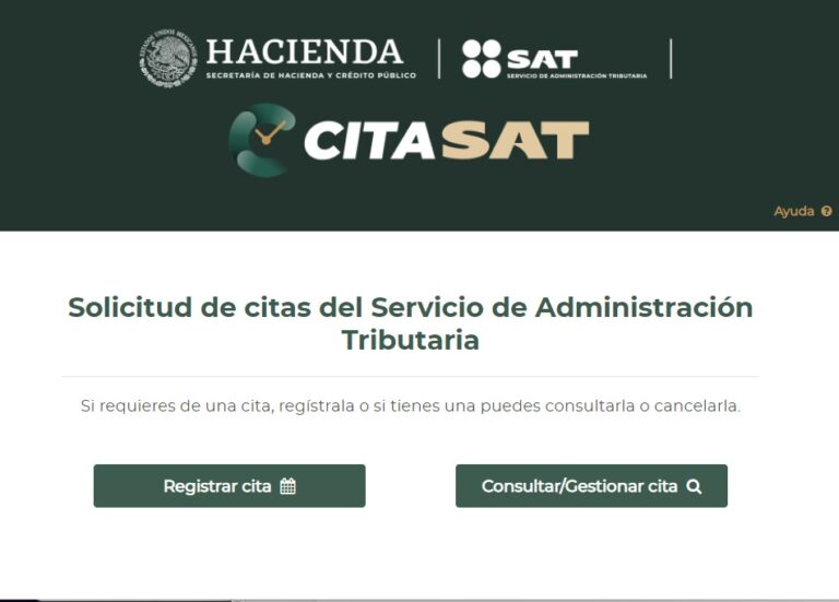 ¿Cómo Conseguir Una Cita En El Portal De SAT.GOB.MX? - 2024