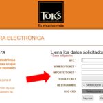 Toks - Todo lo que debes saber para generar tu factura - Pasos